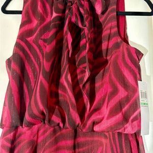 Nordstrom Pink and Black Patterned Fabric